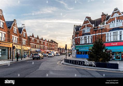 Central Furzedown South London UK Stock Photo - Alamy