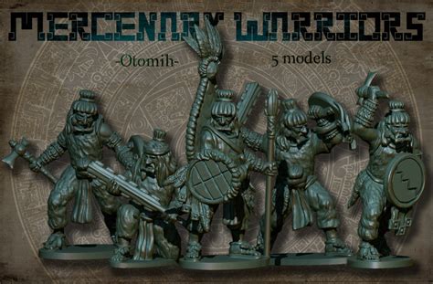 28mm Otomi Warriors – Lancer Miniatures