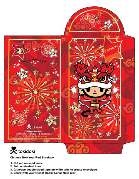 Celebrate the Lunar New Year with this DIY Red Envelope! – tokidoki