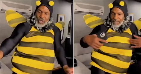 Mike Tyson dances dressed as a bee during appearance on talk show ...