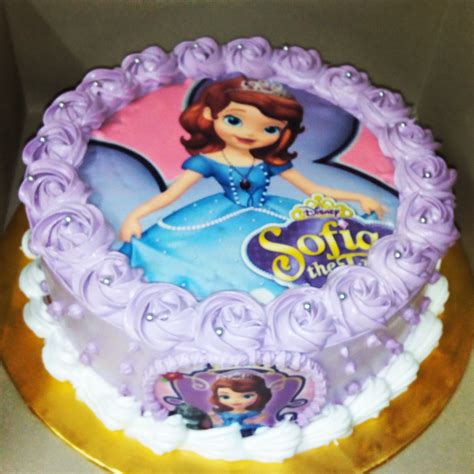 szcutesweet: Sofia the first birthday cake