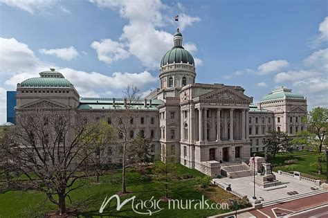 Indiana Capitol Building Wallpaper Mural by Magic Murals