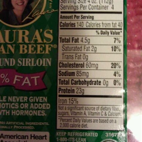 Grilled Lean Ground Beef Nutrition Facts at Jeffrey Cohen blog