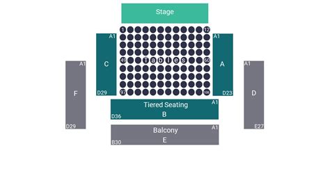 Vicar Street Seating Map