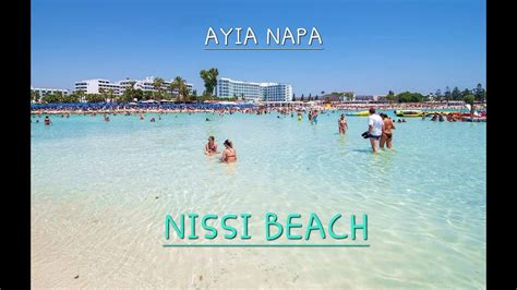 NISSI BEACH 💙 MUST SEE! No 1 beach in Ayia Napa, Cyprus 4K - YouTube