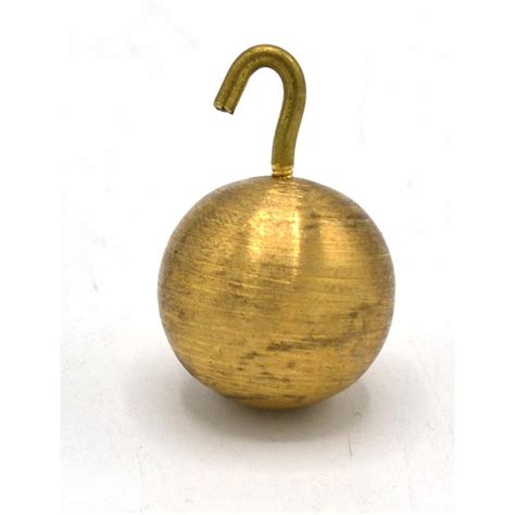 Brass Pendulum Bob with Hook, 1in Diameter - Walmart.com - Walmart.com