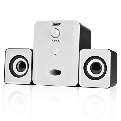 SADA D 201 USB Wired Combination Speaker Mini Bass Stereo Speaker Music ...