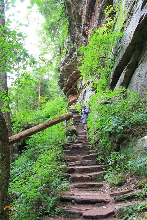 Hocking Hills State Park Rock House Hiking Trail