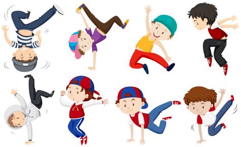 600+ Children Hip Hop Dance Stock Illustrations, Royalty-Free Vector Graphics & Clip Art - iStock