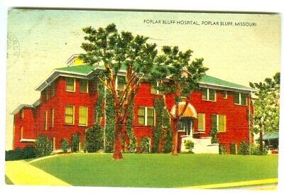 Poplar Bluff MO The Old Poplar Bluff Hospital 1949 | eBay