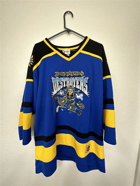 Vintage Vintage Donald Duck Hockey Jersey | Grailed