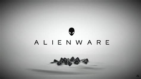 Download White Alienware Black Water Wallpaper | Wallpapers.com