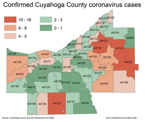 Cuyahoga County for first time releases coronavirus cases by ZIP code - cleveland.com