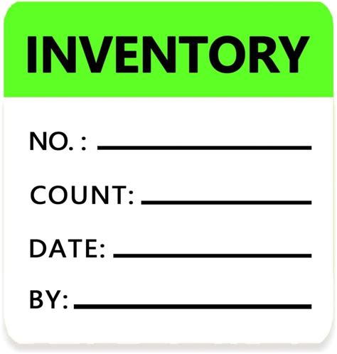 Inventory Management Stickers | Tracking Labels | Tags