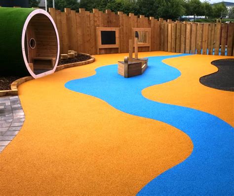 Playground Wet Pour Rubber Flooring in lancashire - Sports and Safety Surfaces