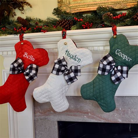 Personalized Christmas Stockings in 2021 | Quilted christmas stockings ...