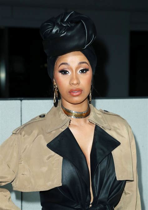 CARDI B at Alexander Wang Show at New York Fashion Week 02/10/2018 - HawtCelebs