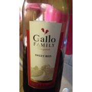 Gallo Family Sweet Red Wine: Calories, Nutrition Analysis & More ...