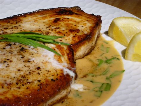 Pan-Roasted Swordfish with Tarragon-Mustard Sauce Recipe on Food52