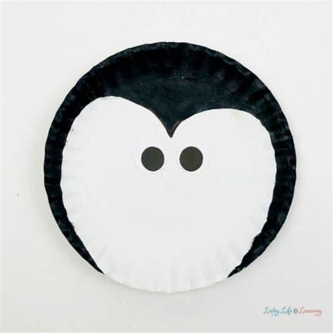 Penguin Paper Plate Craft