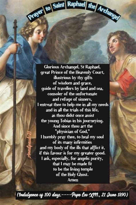 Archangel Raphael Prayer