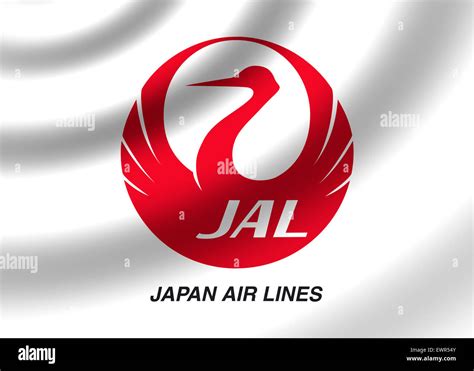 Japan Airlines logo icon flag symbol emblem sign Stock Photo - Alamy