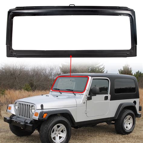 For 2003 2004 2005 2006 Jeep Wrangler New Front Windshield Frame - Walmart.com - Walmart.com