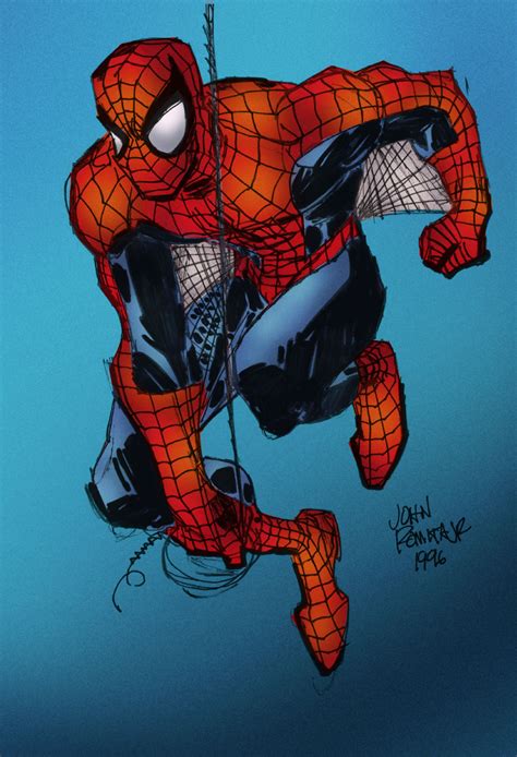 Spider-Man Sketch (John Romita Jr) by xts33 on DeviantArt | John romita ...