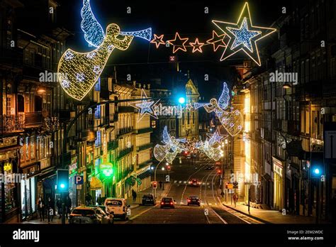 Porto, 11/30/2020 - Christmas illuminations: Christmas lights in ...