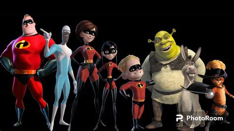 The Incredibles and Shrek by Cutler1228 on DeviantArt