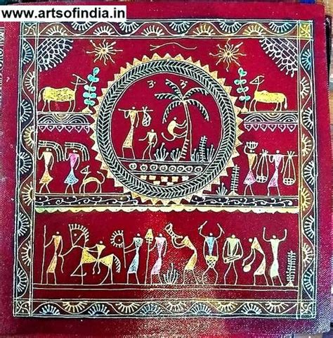 ARTS of INDIA | Saura Painting Painting by Tribal Artists | Sustainable Livelihood