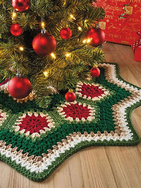 INSTANT DOWNLOAD PDF Vintage Crochet Pattern Granny Ripple | Etsy | Christmas tree skirt crochet ...