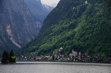 Hallstatt on the lake 6515275 Stock Photo at Vecteezy