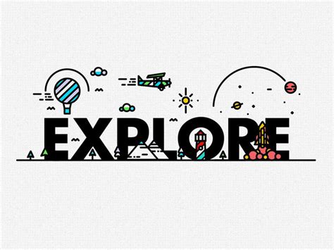 E-X-P-L-O-R-E | Logo design, Adventure logo, Explore tattoo