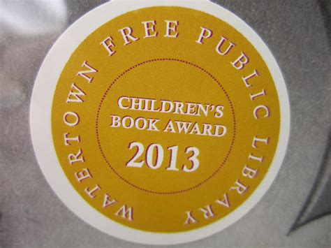 Children's Room at the WFPL: Announcing the 2013 Children's Book Award Winners!