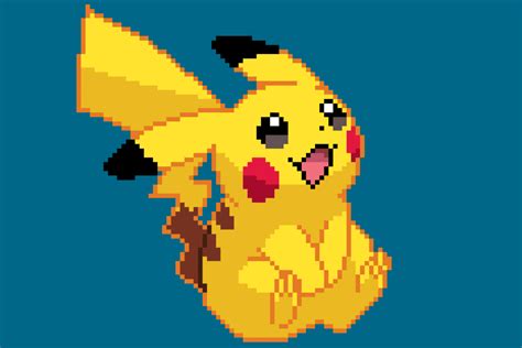 Pikachu Tcg Pixel Art Animation Gif Abyss | Sexiz Pix