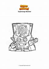 Coloriage Superzings Boomer  Supercoloredcom sketch template