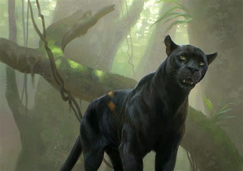 1920x1080px, 1080P free download | Bagheera, art, luminos, big cat ...