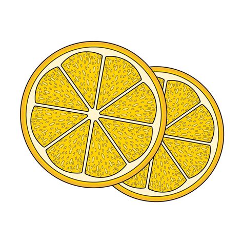 How to Draw A Lemon Slice Step by Step