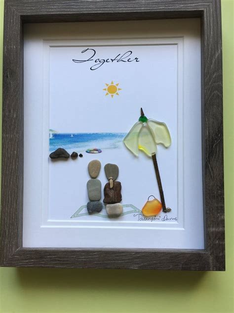 Beach pebble art | Sea glass art projects, Sea glass art diy, Pebble art