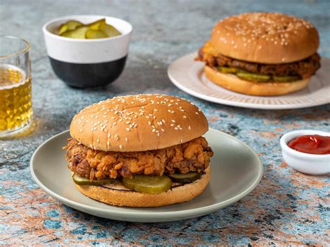 5-Ingredient Fried Chicken Sandwiches Recipe