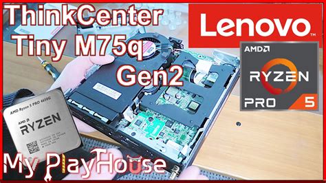 Lenovo ThinkCentre M75q Gen2 with AMD Ryzen™ 5 PRO 4650GE - 1059 - YouTube