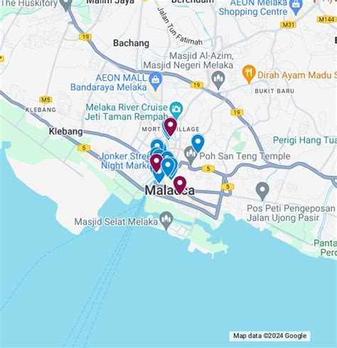 Melaka Tourist Map - Google My Maps