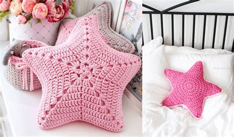 Star-Shaped Pillow Crochet Ideas - Your Crochet