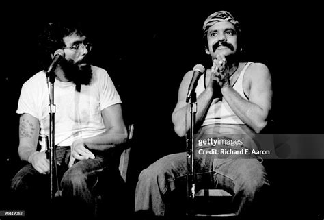 Cheech Marin and Tommy Chong from Cheech & Chong perform live in New... News Photo - Getty Images