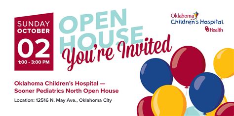 Oklahoma Children’s Hospital OU Health to Host Open House at NW ...