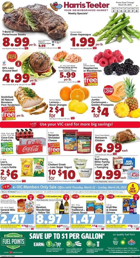 Harris Teeter Weekly Ad Flyer Specials March 22 to March 28, 2023