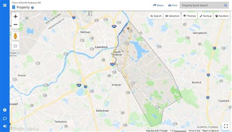North Andover - A Town at Your Fingertips - MapGeo