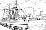 Big Ship Port Coloring Images  Free Download On Freepik sketch template