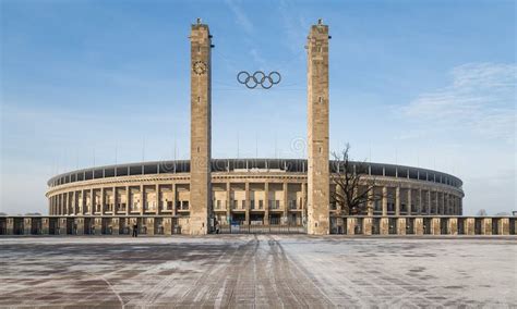 Exterior View of Berlin S Olympia Stadium, Built for the 1936 Summer ...